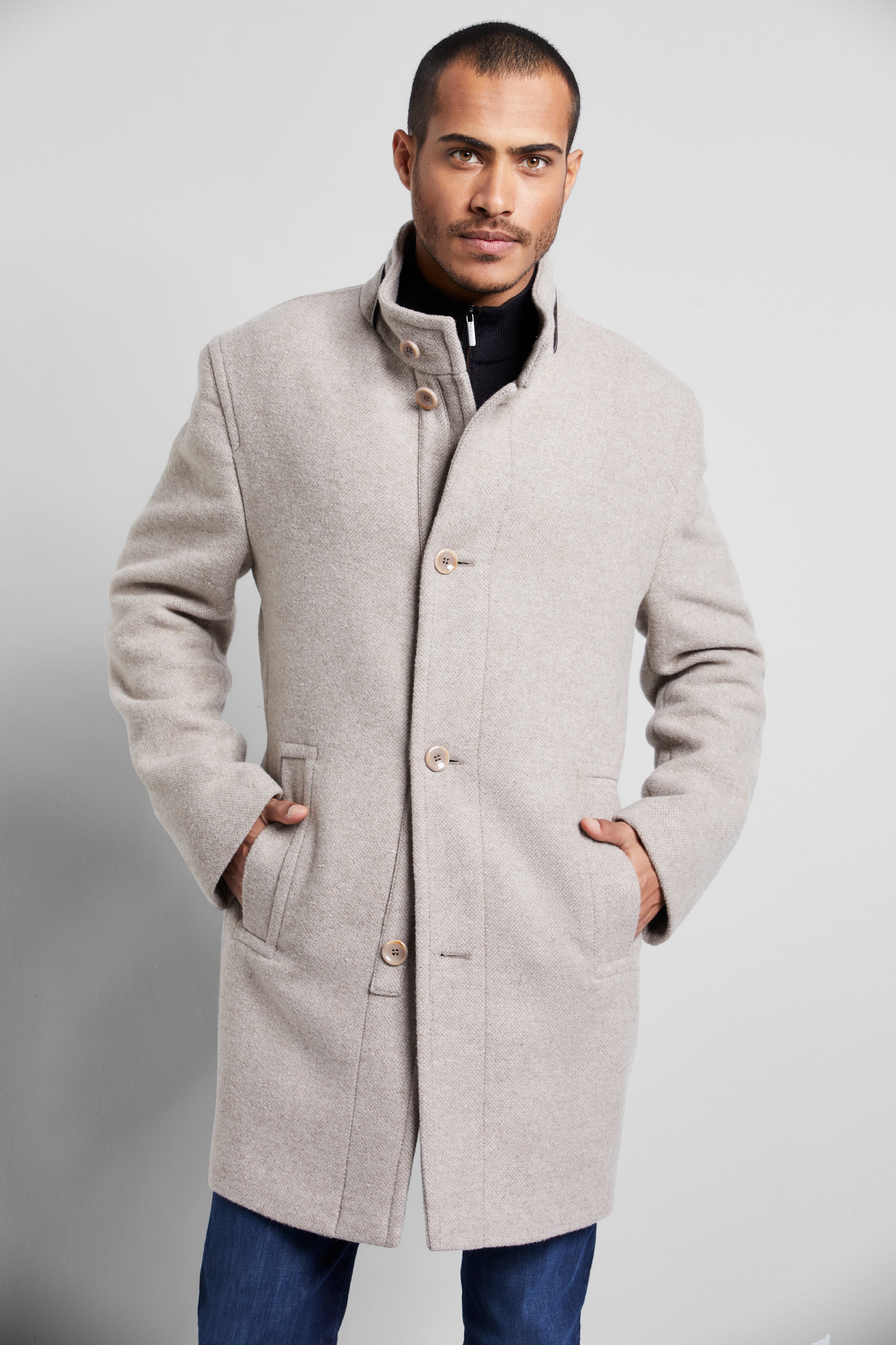 Winter coat Extra-warm lining in beige | bugatti