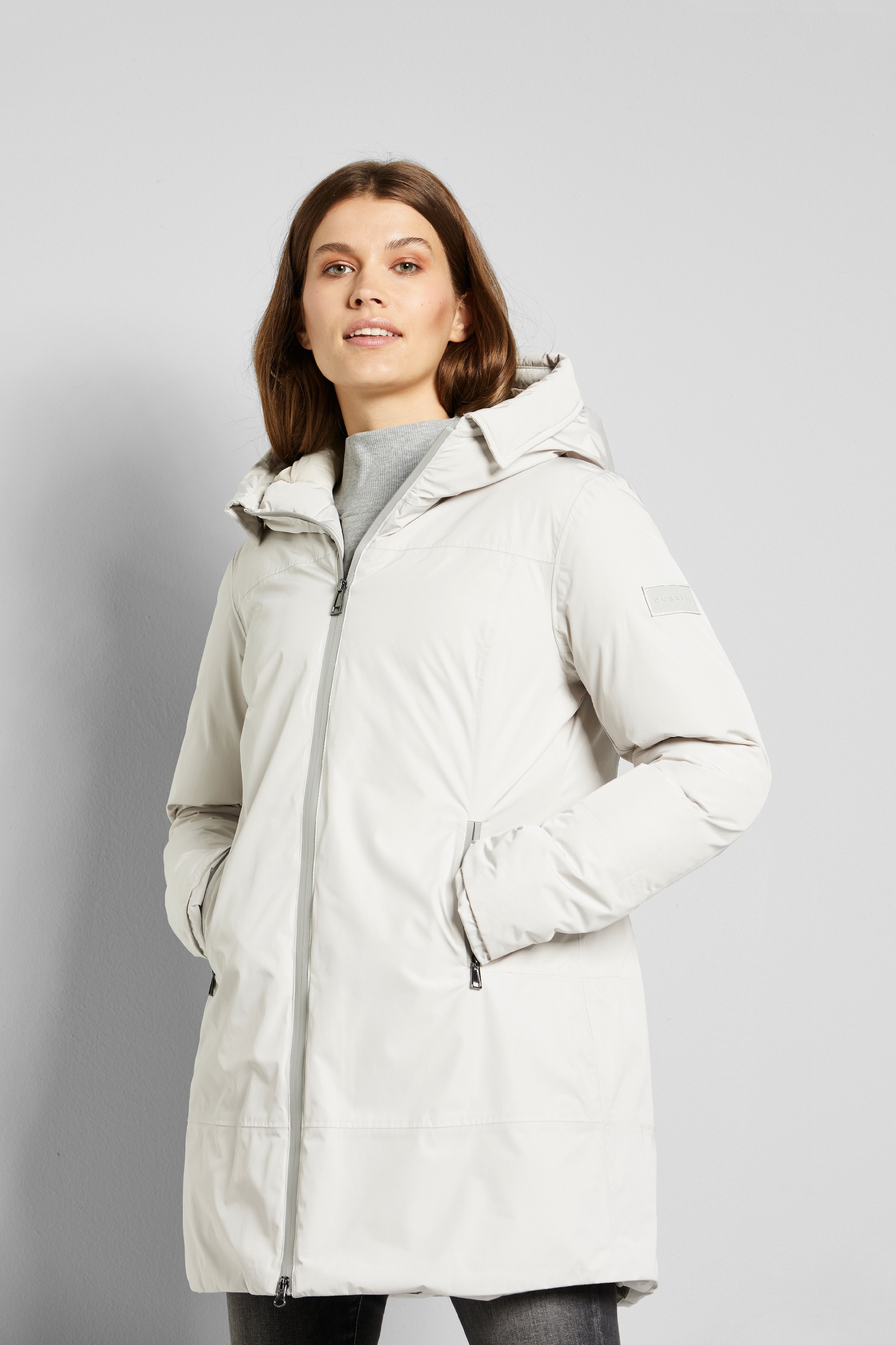 Parka Weatherproof in light grey | bugatti