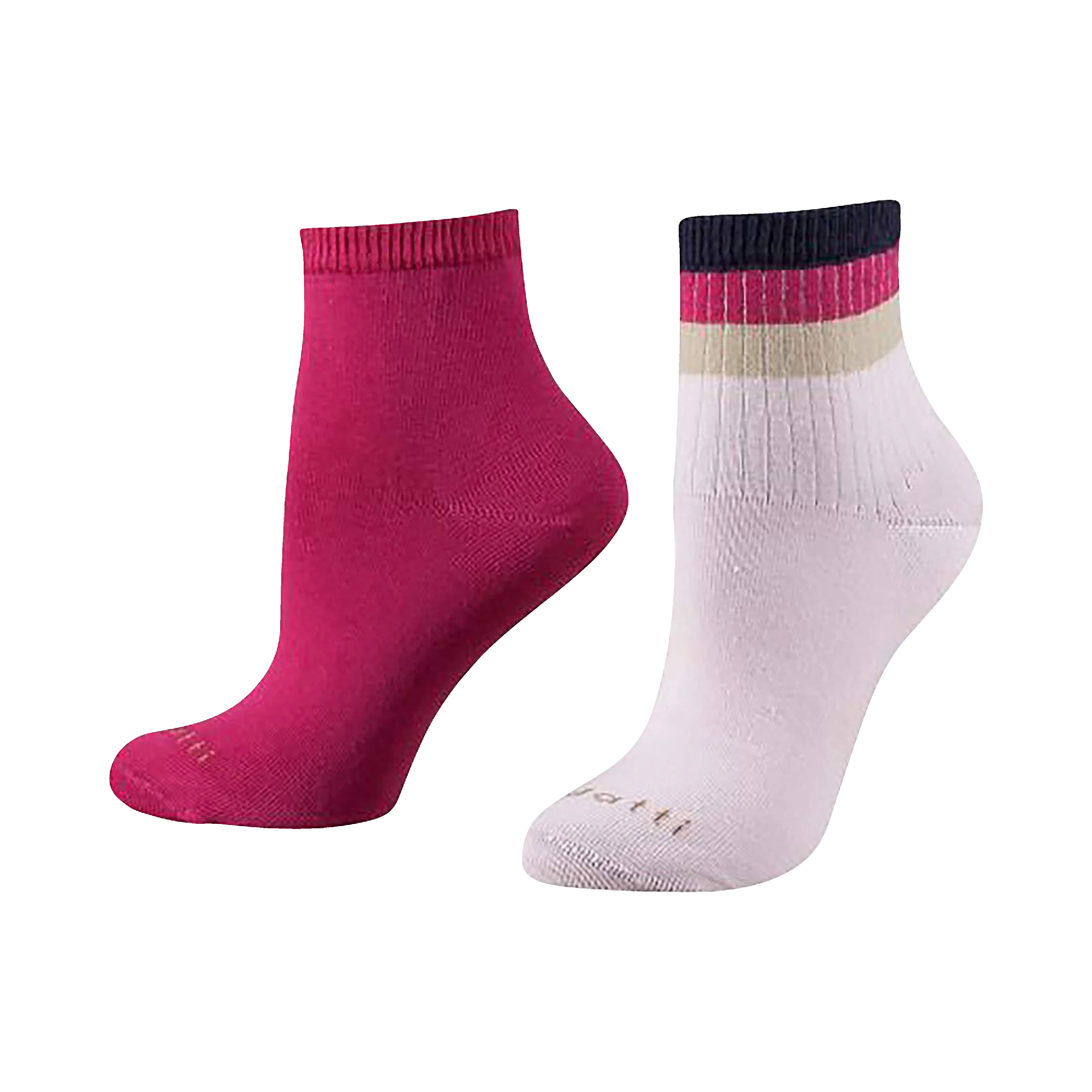 Damensocken im 2er Pack in brombeere