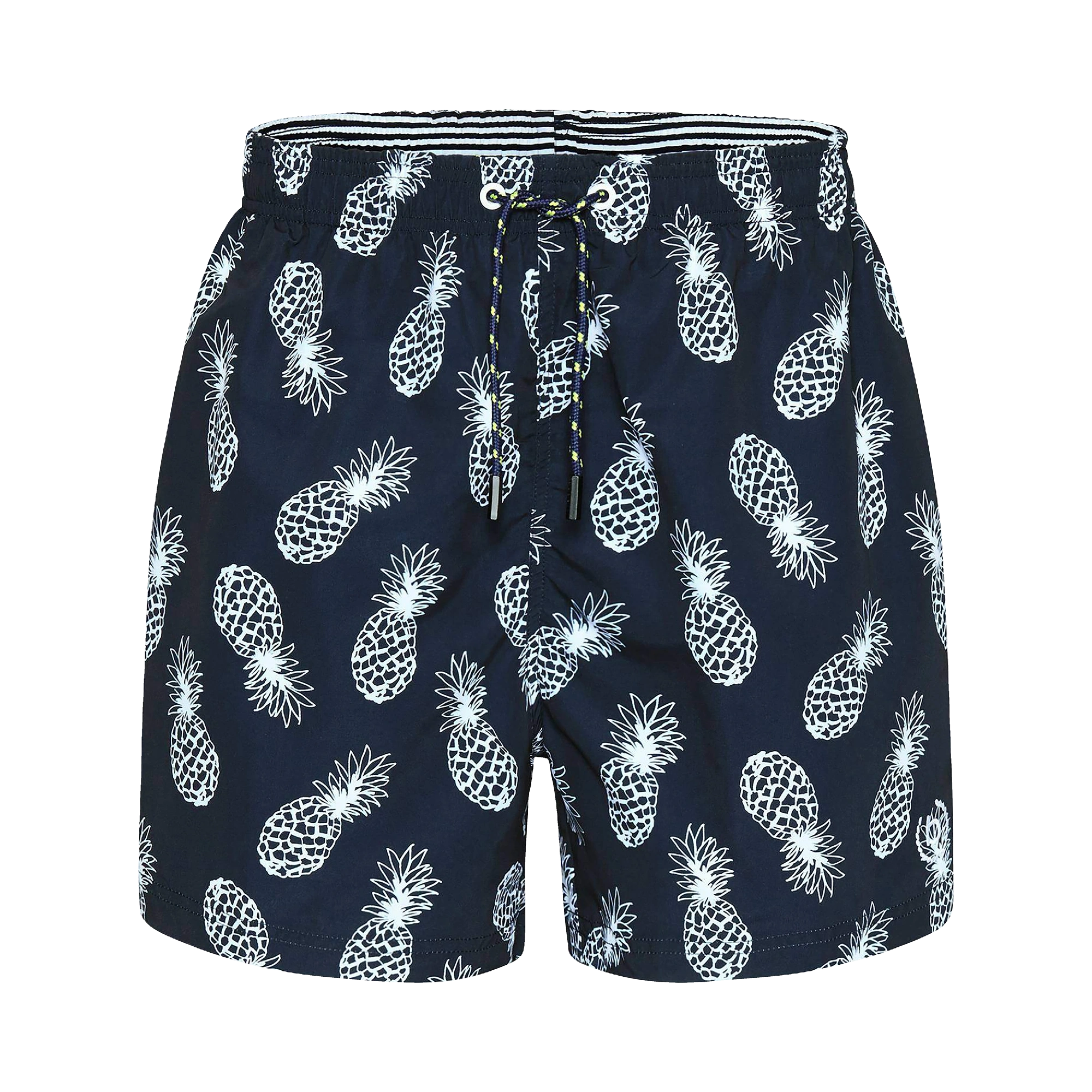 Badehose mit Ananas-Muster in marine