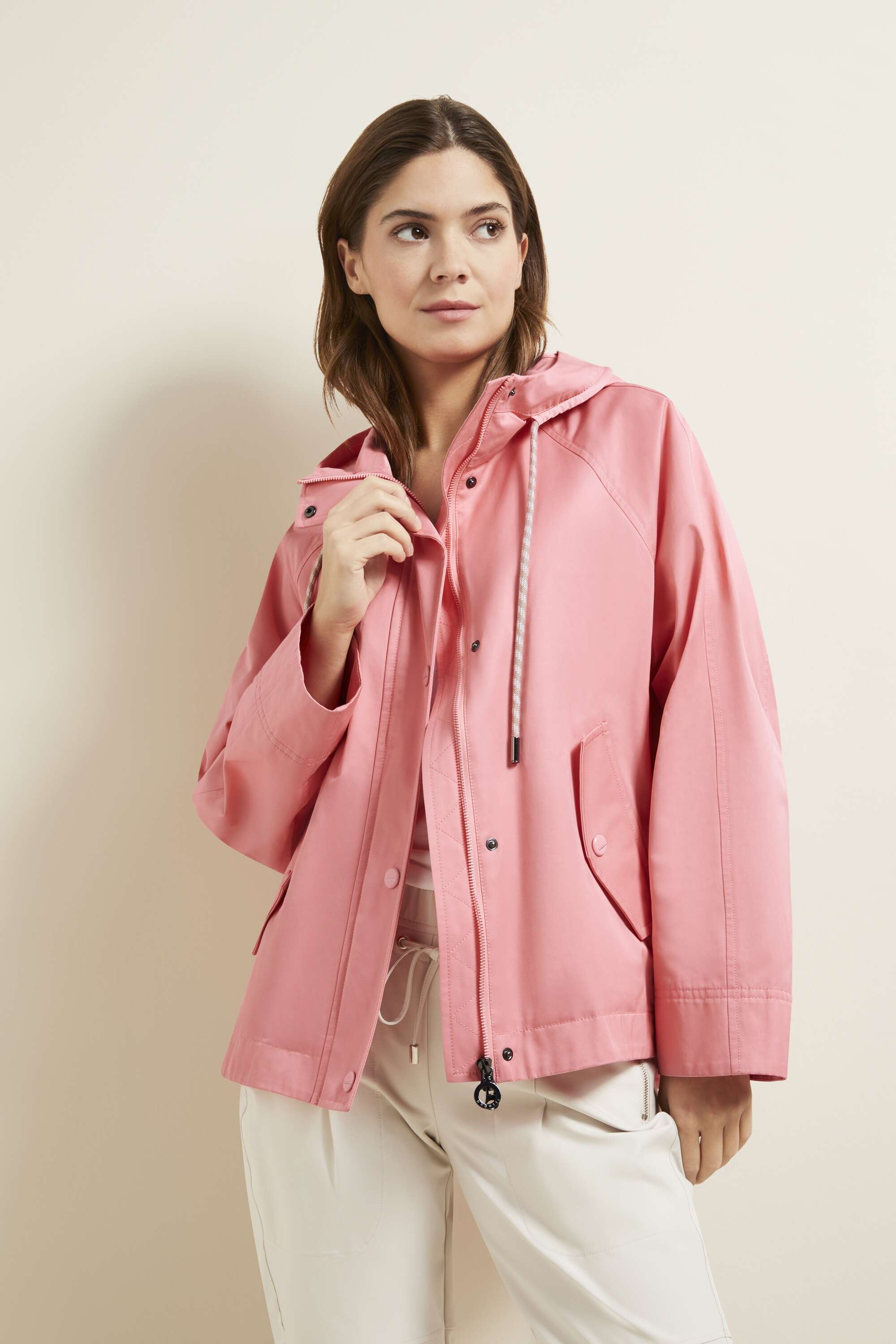 Blouson mit lockerer Passform in rose