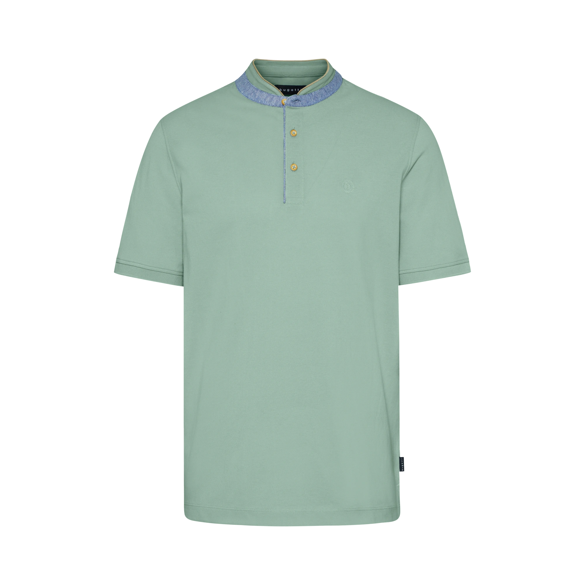 Polo mit Stehkragen in mint