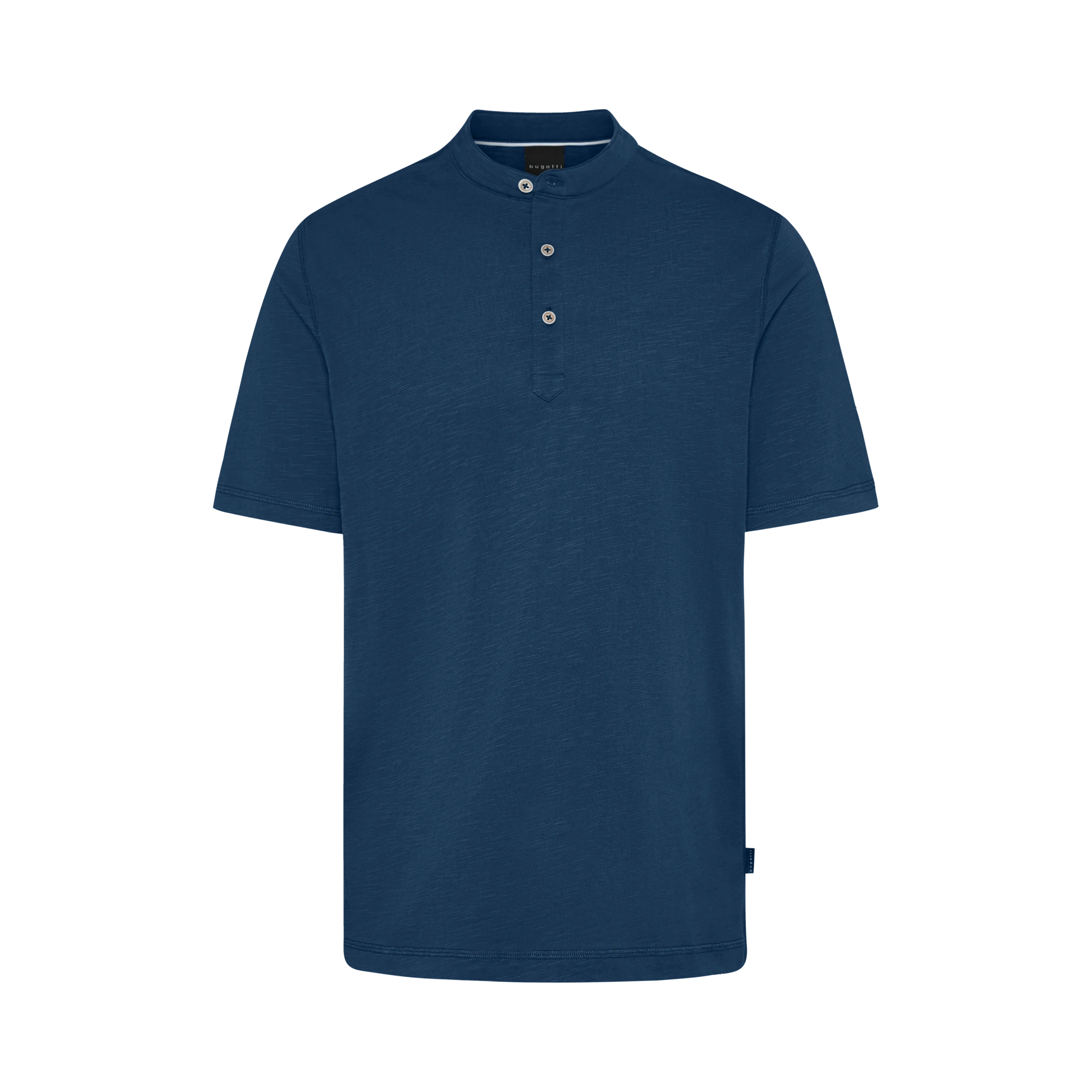 Poloshirt mit Stehkragen in marine