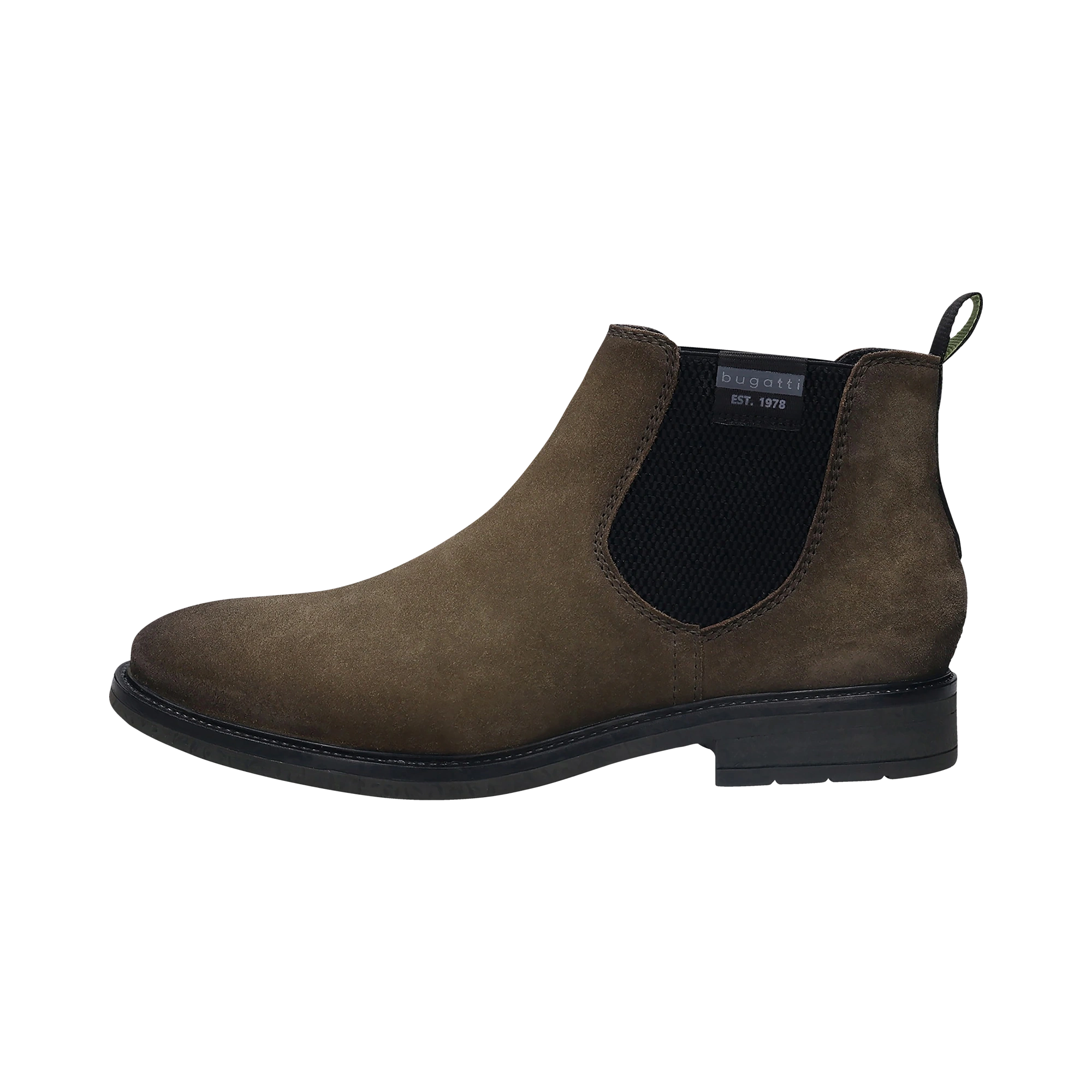 Chelsea Boots im klassischem Design in dunkelgrün