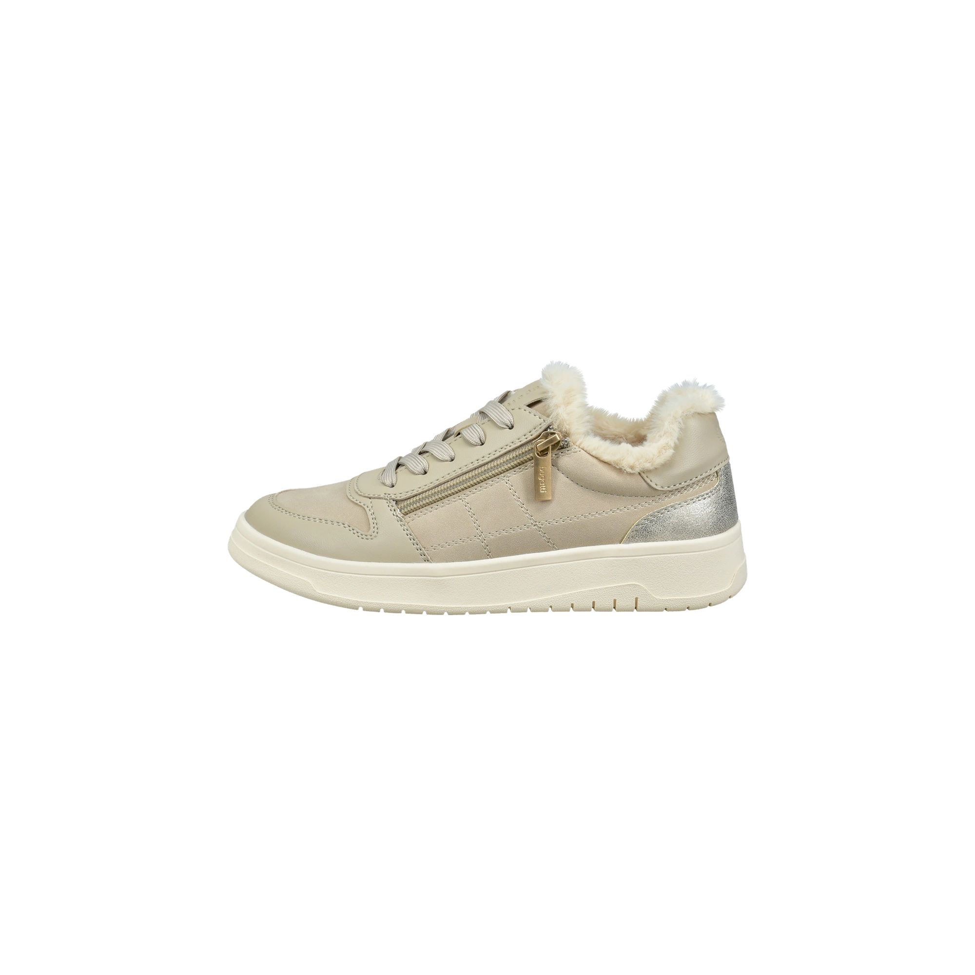 Sneaker mit warmen Futter in beige