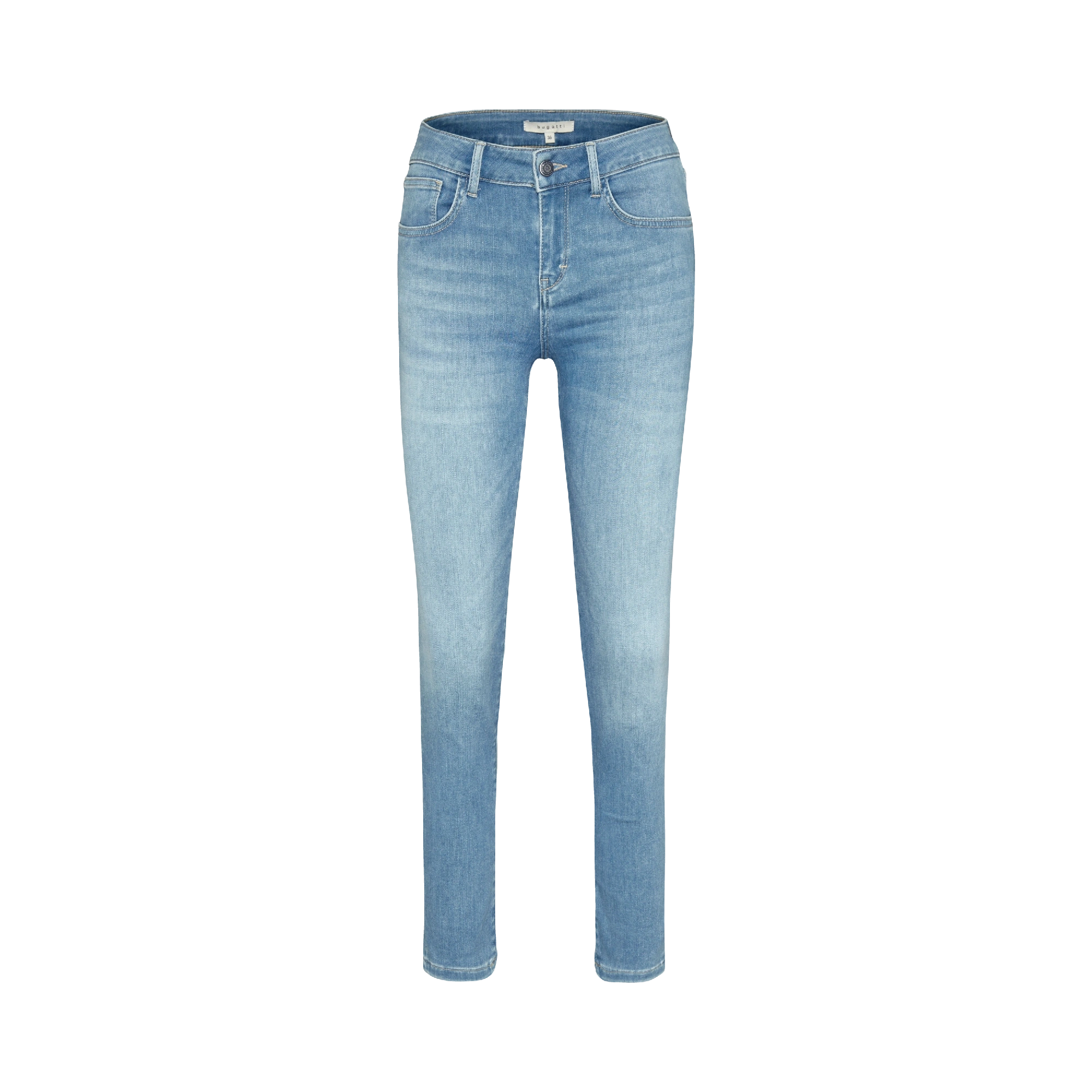 5-Pocket-Jeans mit verlängertem Bein in hellblau