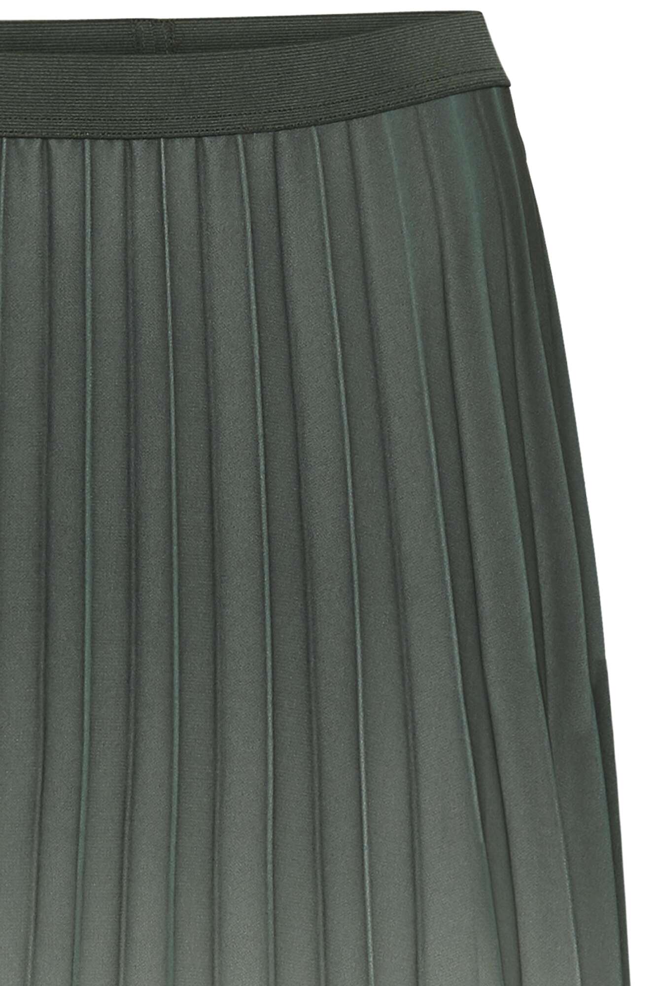 Green pleated skirt clearance 40