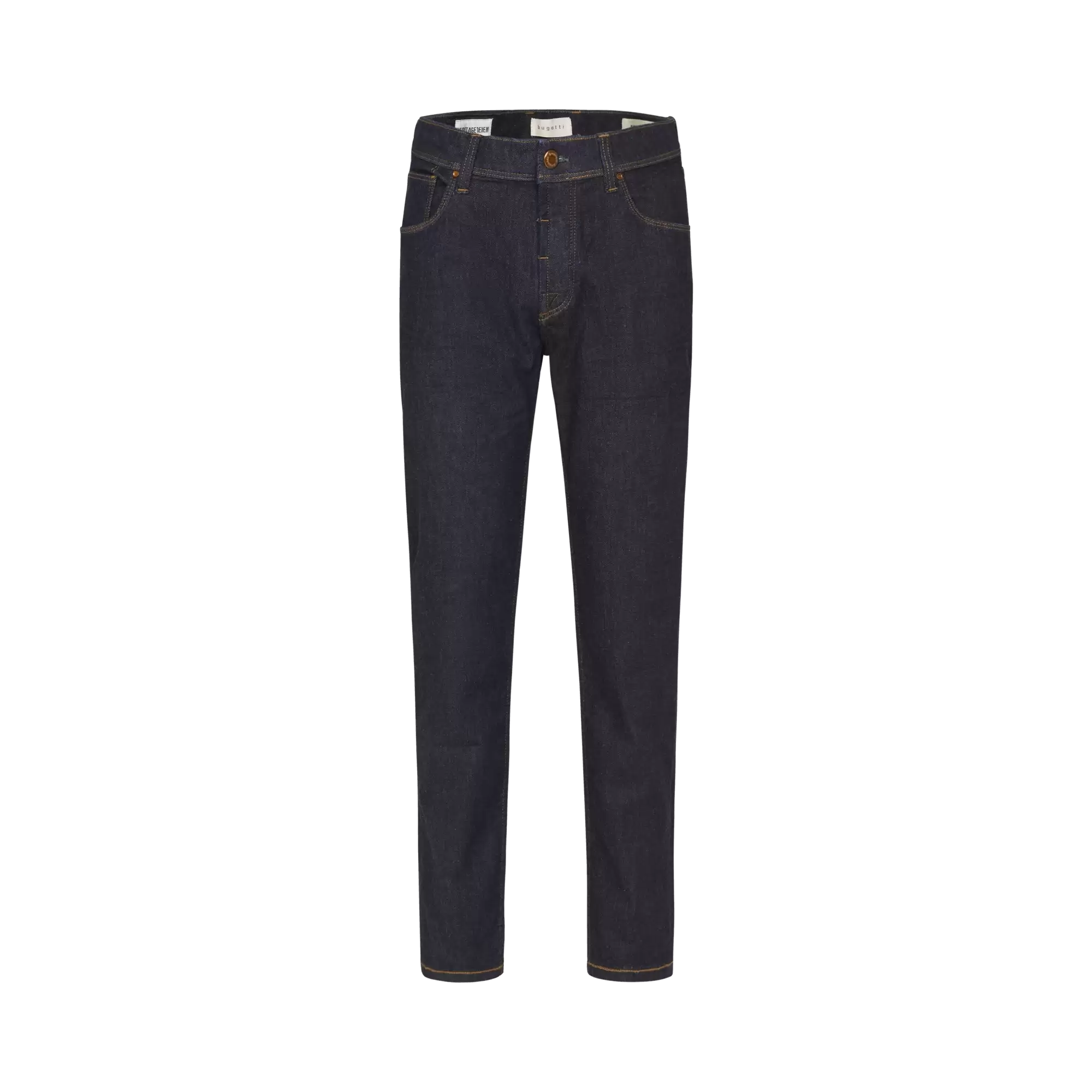 Jeans mit dezenter Waschung in marine - Ansicht: Büste Front