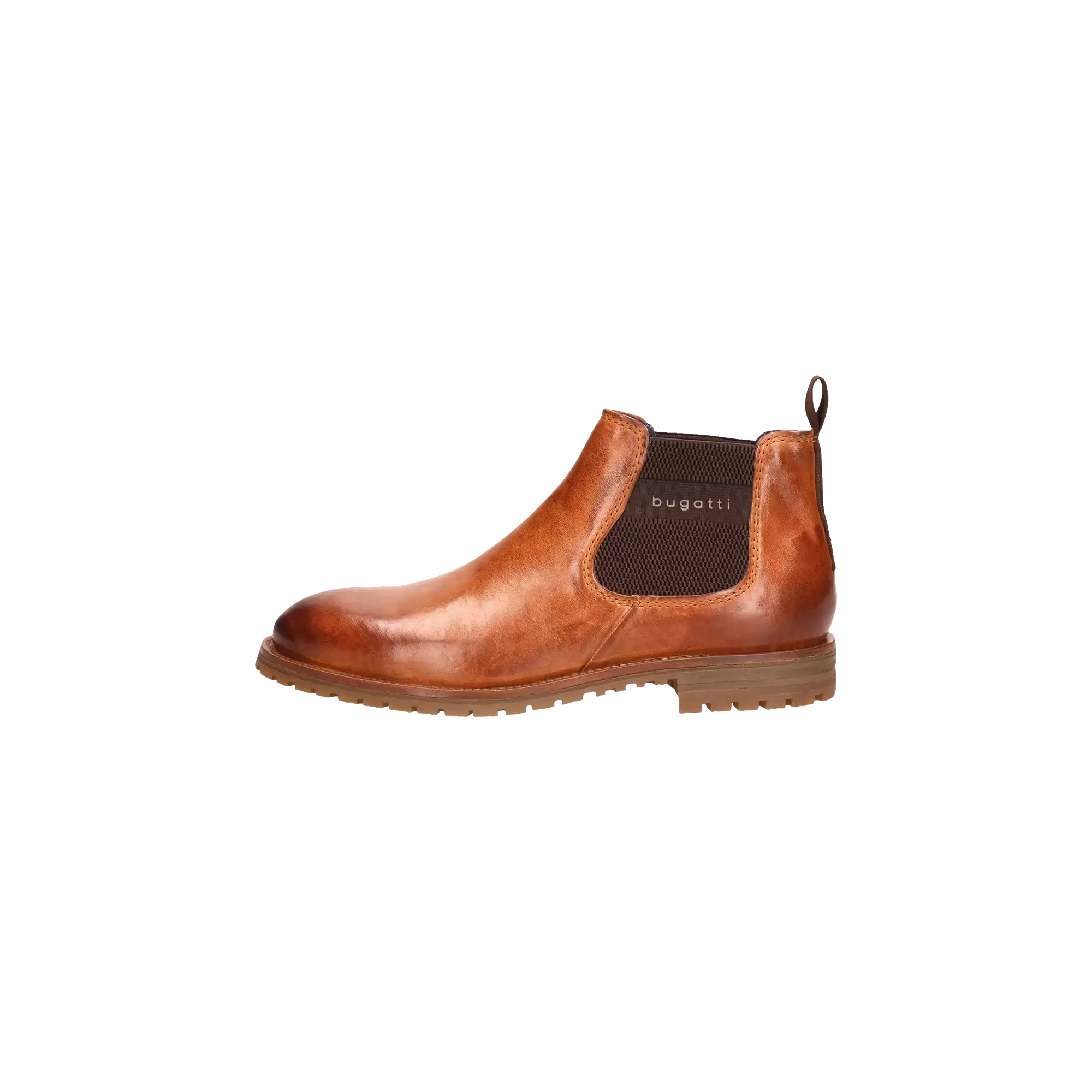 Chelsea Boots im stilvollen Look in cognac - Ansicht: Büste Front