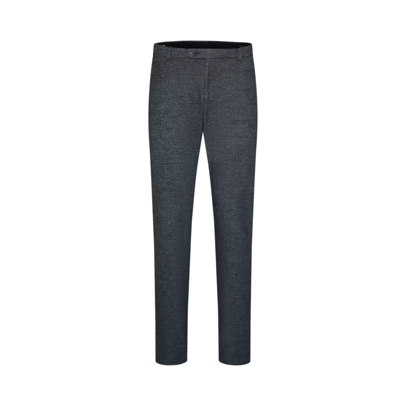 Chino in einem angenehmen Modern Fit in marine - Ansicht: Büste Front